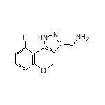 5-(2-Fluoro-6-methoxyphenyl)-1H-pyrazole-3-methanamine