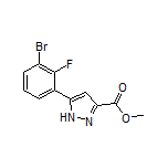 Methyl 5-(3-Bromo-2-fluorophenyl)-1H-pyrazole-3-carboxylate