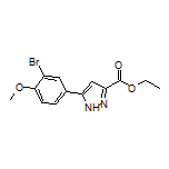 Ethyl 5-(3-Bromo-4-methoxyphenyl)-1H-pyrazole-3-carboxylate