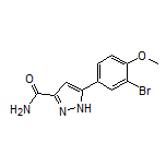 5-(3-Bromo-4-methoxyphenyl)-1H-pyrazole-3-carboxamide