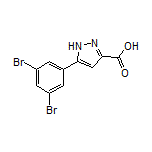 5-(3,5-Dibromophenyl)-1H-pyrazole-3-carboxylic Acid