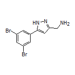 5-(3,5-Dibromophenyl)-1H-pyrazole-3-methanamine