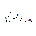 5-(2,5-Dimethylthiophen-3-yl)-1H-pyrazole-3-methanamine
