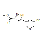 Methyl 5-(5-Bromopyridin-3-yl)-1H-pyrazole-3-carboxylate