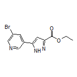 Ethyl 5-(5-Bromopyridin-3-yl)-1H-pyrazole-3-carboxylate