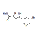 5-(5-Bromopyridin-3-yl)-1H-pyrazole-3-carboxamide
