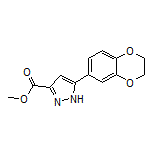 Methyl 5-(2,3-Dihydrobenzo[b][1,4]dioxin-6-yl)-1H-pyrazole-3-carboxylate