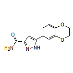 5-(2,3-Dihydrobenzo[b][1,4]dioxin-6-yl)-1H-pyrazole-3-carboxamide
