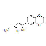 5-(2,3-Dihydrobenzo[b][1,4]dioxin-6-yl)-1H-pyrazole-3-methanamine