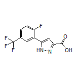 5-[2-Fluoro-5-(trifluoromethyl)phenyl]-1H-pyrazole-3-carboxylic Acid