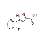 5-(3-Fluoropyridin-2-yl)-1H-pyrazole-3-carboxylic Acid