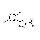 Methyl 5-(5-Bromo-2-fluorophenyl)-1H-pyrazole-3-carboxylate
