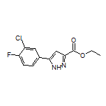 Ethyl 5-(3-Chloro-4-fluorophenyl)-1H-pyrazole-3-carboxylate