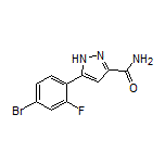 5-(4-Bromo-2-fluorophenyl)-1H-pyrazole-3-carboxamide