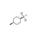 cis-1-Methyl-4-(methylsulfonyl)cyclohexane