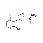 5-(2-Chloro-6-fluorophenyl)-1H-pyrazole-3-carboxamide