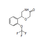 6-[2-(Trifluoromethoxy)phenyl]morpholin-3-one