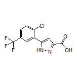 5-[2-Chloro-5-(trifluoromethyl)phenyl]-1H-pyrazole-3-carboxylic Acid