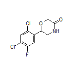 6-(2,4-Dichloro-5-fluorophenyl)morpholin-3-one
