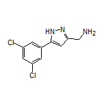 5-(3,5-Dichlorophenyl)-1H-pyrazole-3-methanamine