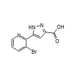 5-(3-Bromopyridin-2-yl)-1H-pyrazole-3-carboxylic Acid