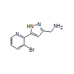 5-(3-Bromopyridin-2-yl)-1H-pyrazole-3-methanamine