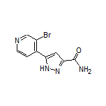 5-(3-Bromopyridin-4-yl)-1H-pyrazole-3-carboxamide