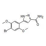 5-(4-Bromo-2,5-dimethoxyphenyl)-1H-pyrazole-3-carboxamide