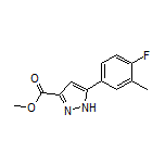 Methyl 5-(4-Fluoro-3-methylphenyl)-1H-pyrazole-3-carboxylate