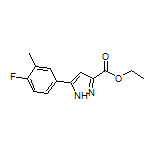 Ethyl 5-(4-Fluoro-3-methylphenyl)-1H-pyrazole-3-carboxylate