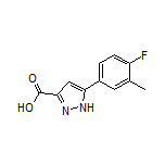 5-(4-Fluoro-3-methylphenyl)-1H-pyrazole-3-carboxylic Acid