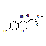 Methyl 5-(4-Bromo-2-methoxyphenyl)-1H-pyrazole-3-carboxylate