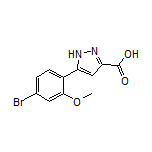 5-(4-Bromo-2-methoxyphenyl)-1H-pyrazole-3-carboxylic Acid