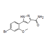 5-(4-Bromo-2-methoxyphenyl)-1H-pyrazole-3-carboxamide