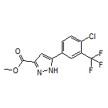 Methyl 5-[4-Chloro-3-(trifluoromethyl)phenyl]-1H-pyrazole-3-carboxylate