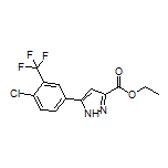 Ethyl 5-[4-Chloro-3-(trifluoromethyl)phenyl]-1H-pyrazole-3-carboxylate