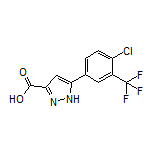 5-[4-Chloro-3-(trifluoromethyl)phenyl]-1H-pyrazole-3-carboxylic Acid