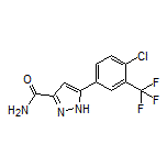 5-[4-Chloro-3-(trifluoromethyl)phenyl]-1H-pyrazole-3-carboxamide