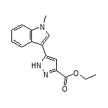 Ethyl 5-(1-Methyl-1H-indol-3-yl)-1H-pyrazole-3-carboxylate