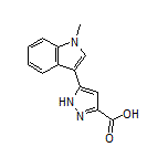 5-(1-Methyl-1H-indol-3-yl)-1H-pyrazole-3-carboxylic Acid