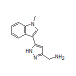 5-(1-Methyl-1H-indol-3-yl)-1H-pyrazole-3-methanamine