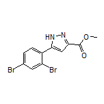 Methyl 5-(2,4-Dibromophenyl)-1H-pyrazole-3-carboxylate