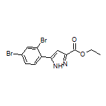 Ethyl 5-(2,4-Dibromophenyl)-1H-pyrazole-3-carboxylate