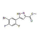 Methyl 5-(5-Bromo-2,4-difluorophenyl)-1H-pyrazole-3-carboxylate