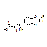 Methyl 5-[3-Chloro-4-(trifluoromethoxy)phenyl]-1H-pyrazole-3-carboxylate
