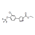 Ethyl 5-[3-Chloro-4-(trifluoromethoxy)phenyl]-1H-pyrazole-3-carboxylate