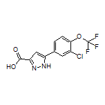 5-[3-Chloro-4-(trifluoromethoxy)phenyl]-1H-pyrazole-3-carboxylic Acid
