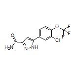 5-[3-Chloro-4-(trifluoromethoxy)phenyl]-1H-pyrazole-3-carboxamide