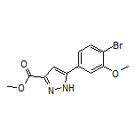 Methyl 5-(4-Bromo-3-methoxyphenyl)-1H-pyrazole-3-carboxylate