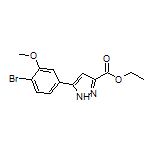 Ethyl 5-(4-Bromo-3-methoxyphenyl)-1H-pyrazole-3-carboxylate